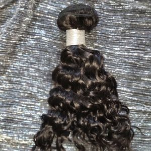 $110 for 3 Deep Curly Bundles 100% Human 10A Virgin Mink Hair Color 2! A STEAL!